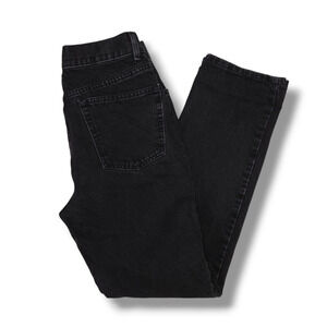 EUC ASOS 100% Cotton Button Fly Straight Leg Denim Jeans Sz. 28x29 Black